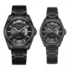 Alexandre Christie AC 8684 Full Black Couple